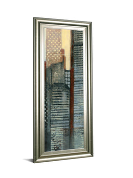 Urban Landscape V By Norman Wyatt 18X42 Framed Print