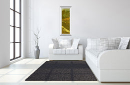Mirrored Frame Vineyard Batik Ii By Andrea Davis 18X42 Mirror Frame Print