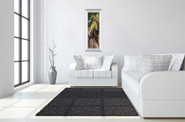 Mirrored Frame Wild Palm I By Suzanne Wilkins 18X42 Mirror Frame Print