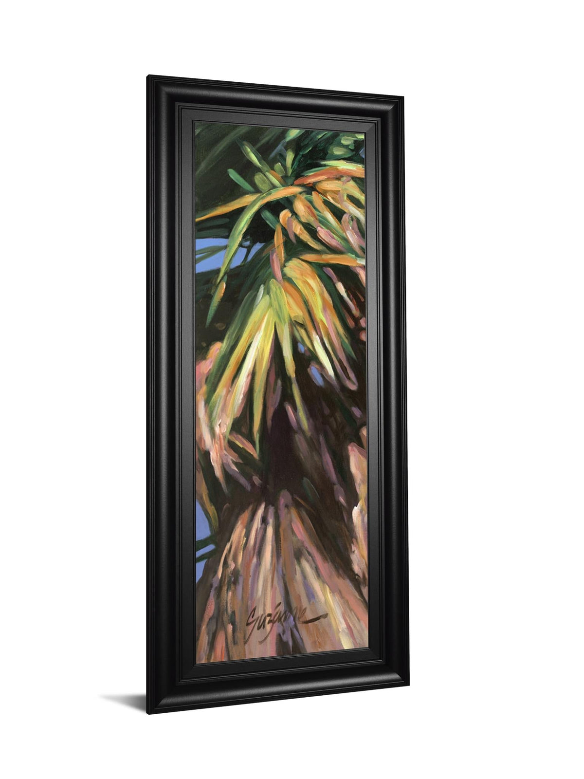 Wild Palm I By Suzanne Wilkins 18X42 Framed Print