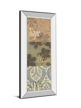 Mirrored Frame Uplift I By Vision Studio 18X42 Mirror Frame Print