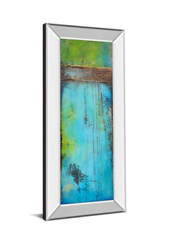 Mirrored Frame Fisher Island Ii By Erin Ashley 18X42 Mirror Frame Print