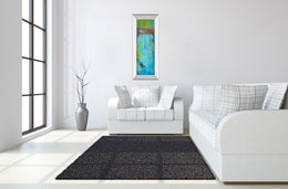 Mirrored Frame Fisher Island Ii By Erin Ashley 18X42 Mirror Frame Print