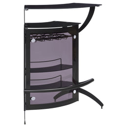 Dallas  Curved Freestanding Home Bar Cabinet