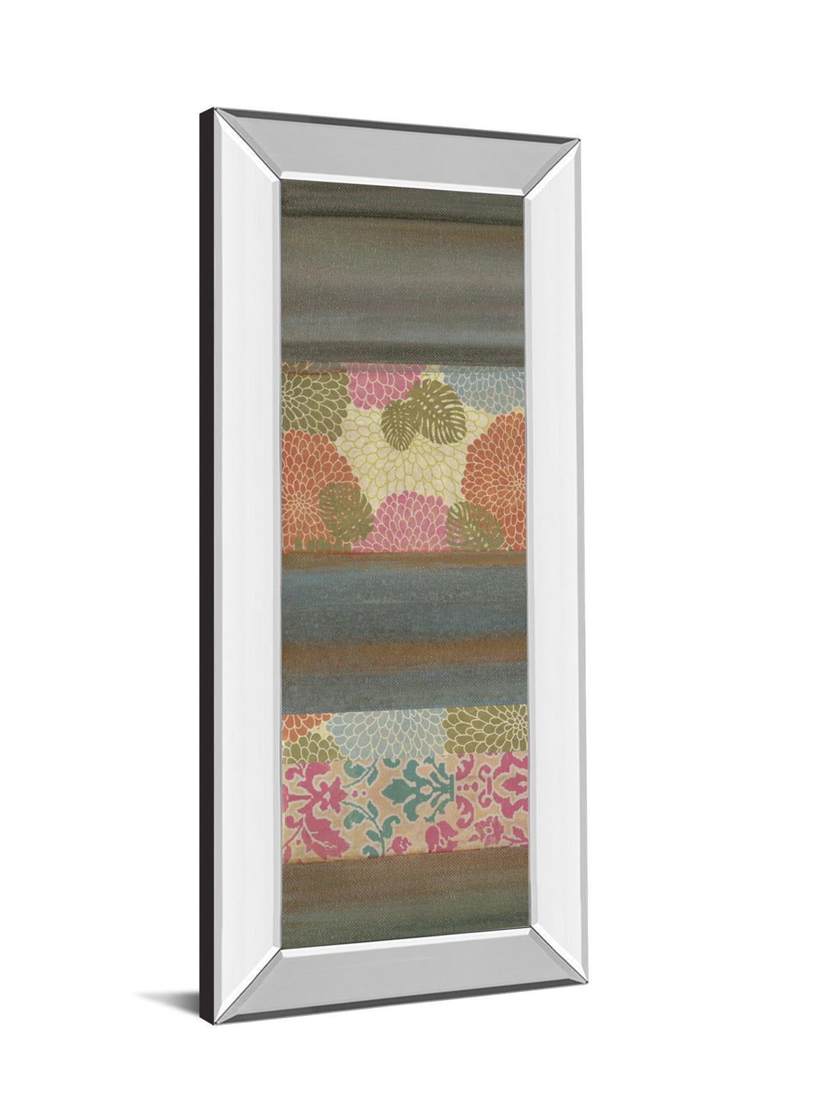 Mirrored Frame Pretty In Pink Iii By Willie Green-Aldridge 18X42 Mirror Frame Print