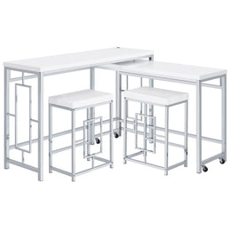 Jackson  Multipurpose Counter Height Table Set White