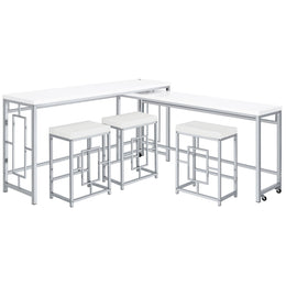 Jackson  Multipurpose Counter Height Table Set White