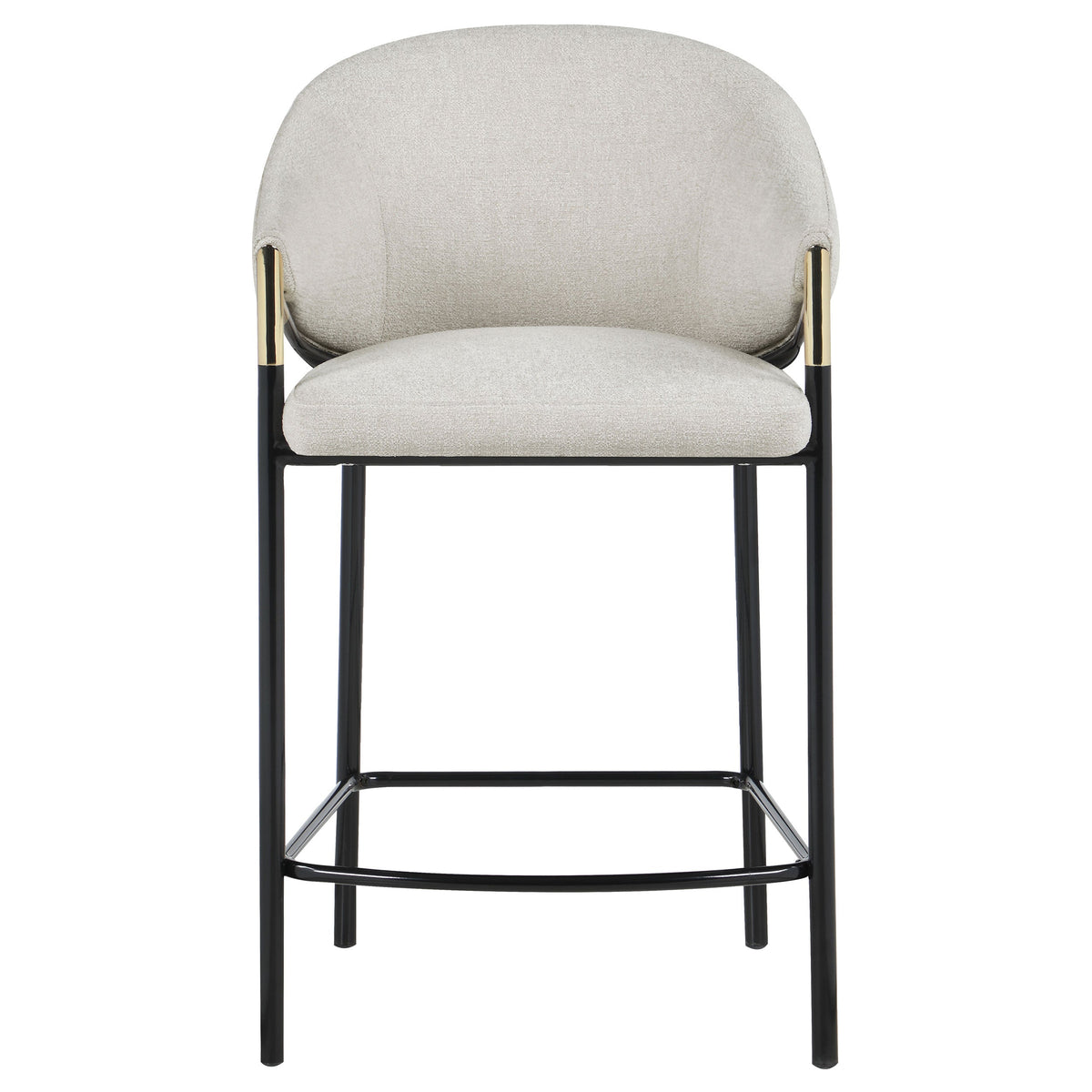 Chadwick Fabric Upholstered Bar Chair Beige (Set of 2)