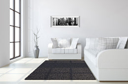 Mirrored Frame Panorama Of Nyc Vii By Jeff Pica 18X42 Mirror Frame Print