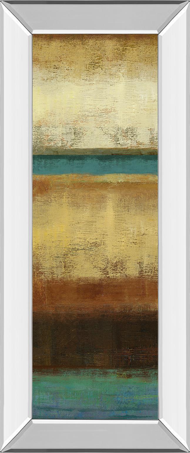 Mirrored Frame Earth  By Allison Pearce 18X42 Mirror Frame Print