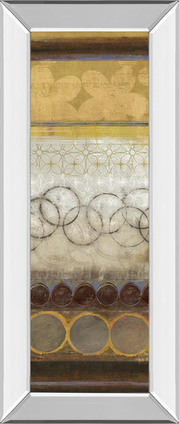 Mirrored Frame Mellow I By Allison Pearce 18X42 Mirror Frame Print