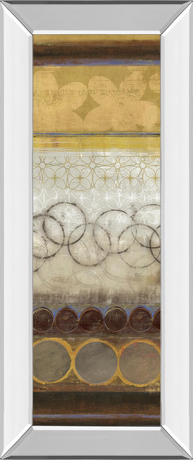 Mirrored Frame Mellow I By Allison Pearce 18X42 Mirror Frame Print