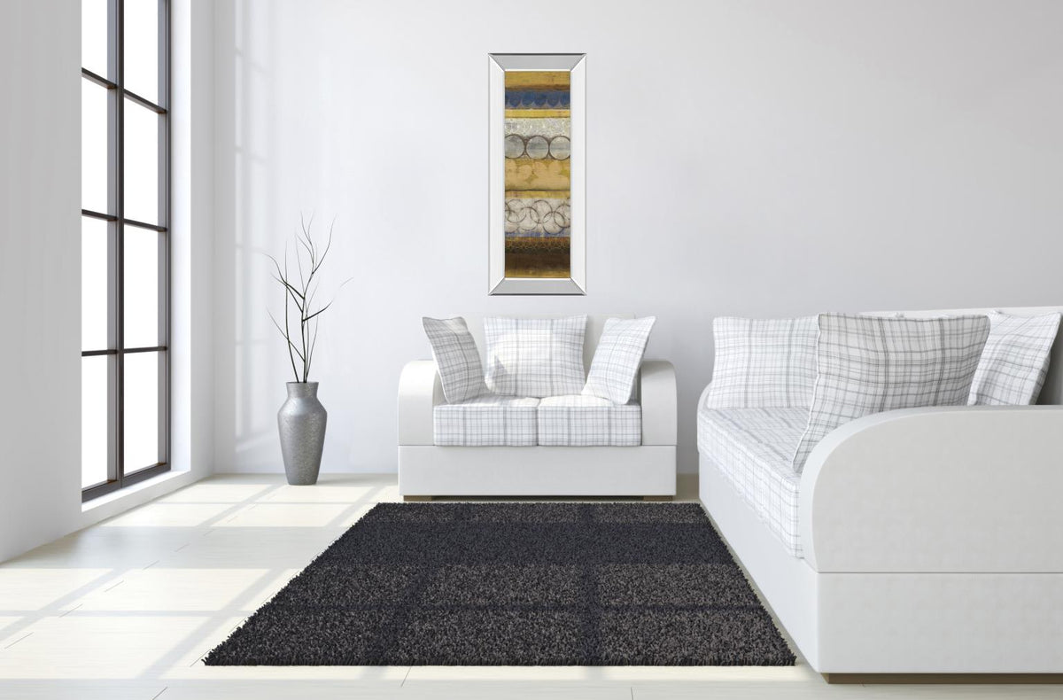 Mirrored Frame Mellow Ii By Allison Pearce 18X42 Mirror Frame Print