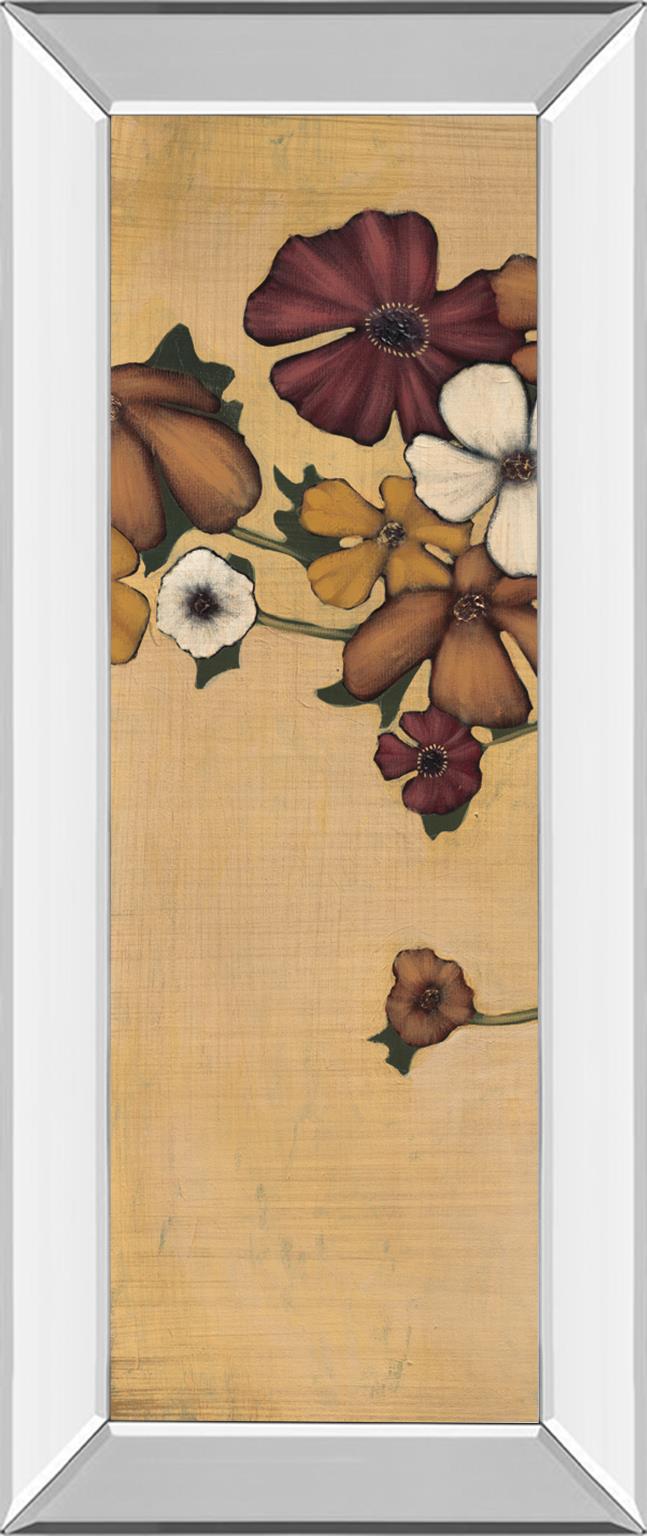 Mirrored Frame Wandering Bouquet By Maja 18X42 Mirror Frame Print