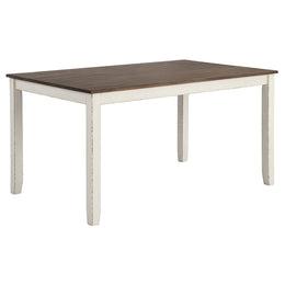 Fortress  Rectangular Dining Set Vintage Vanilla