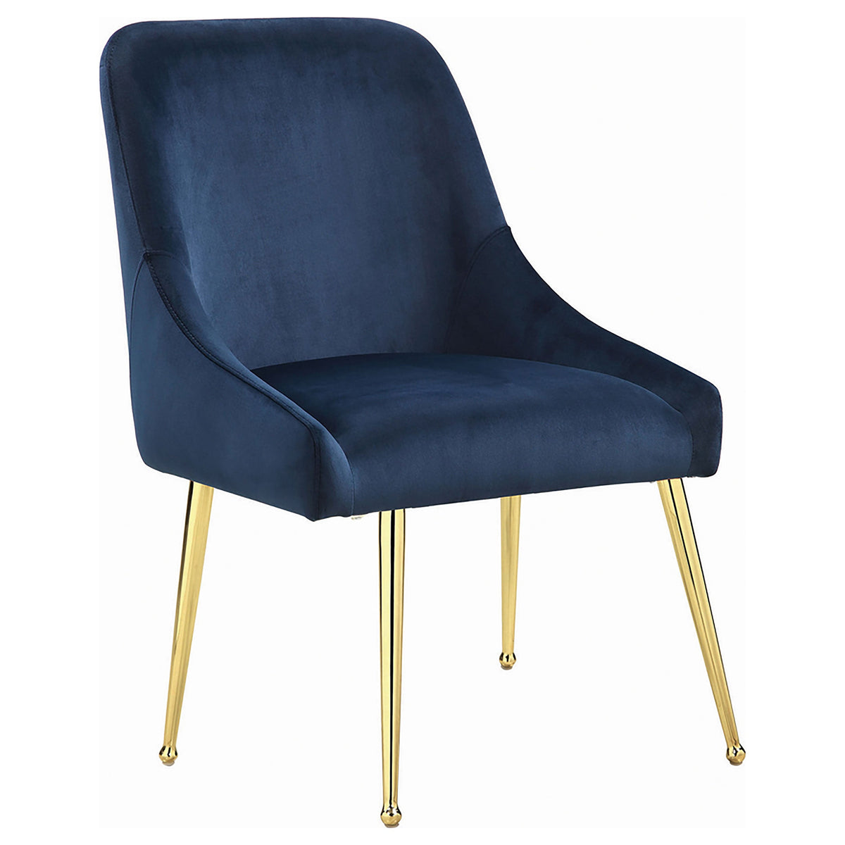 Mayette Upholstered Dining Side Chair Blue (Set of 2)
