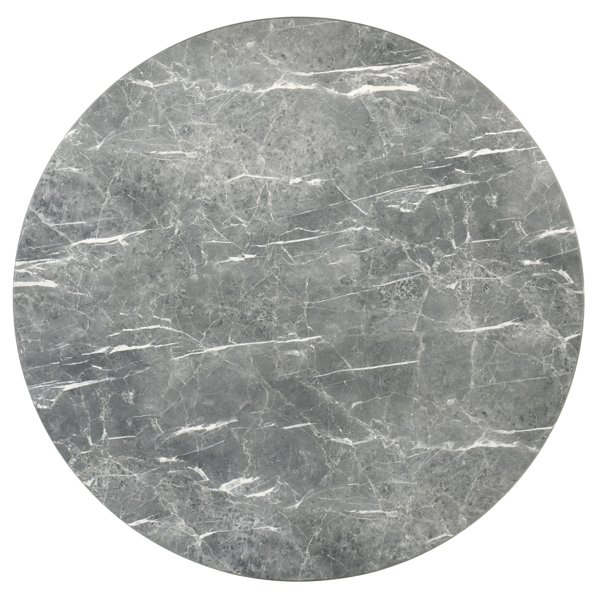 Franklin 59-inch Round Dining Table Grey and Dark Oak