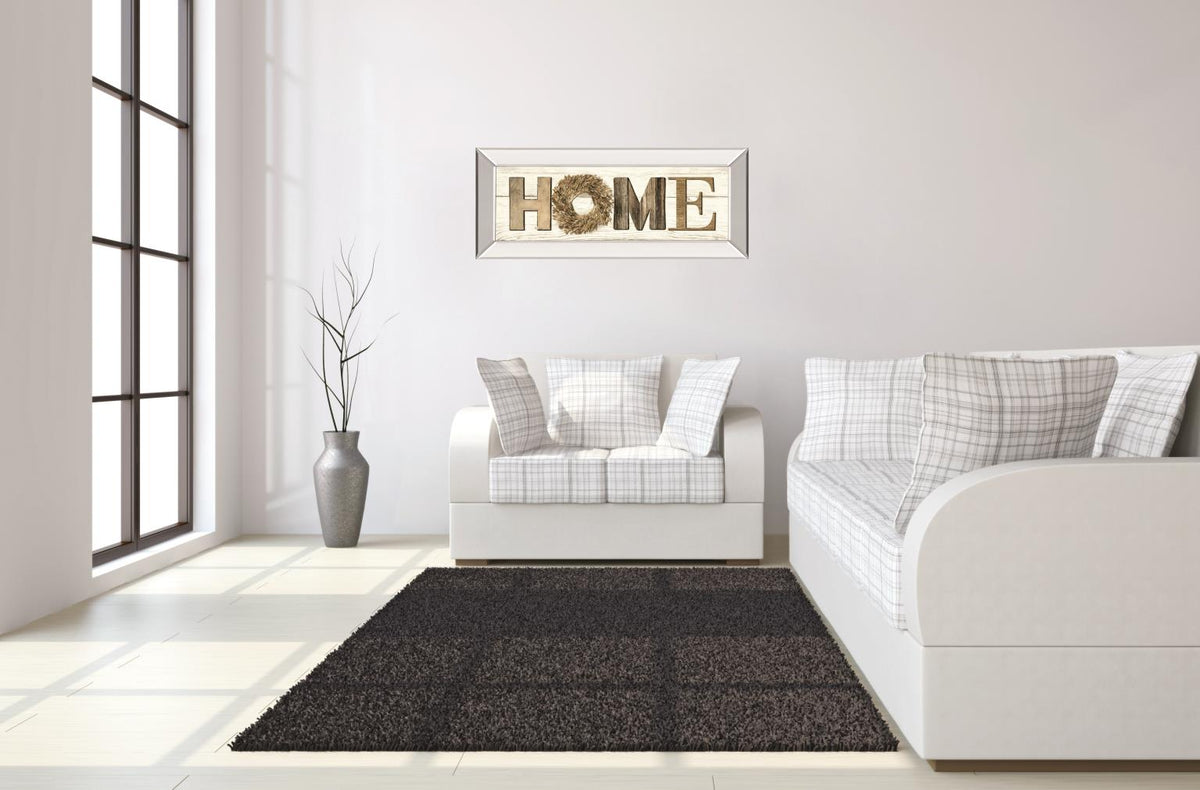 Home By Lori Deiter 18X42 Mirror Frame Print