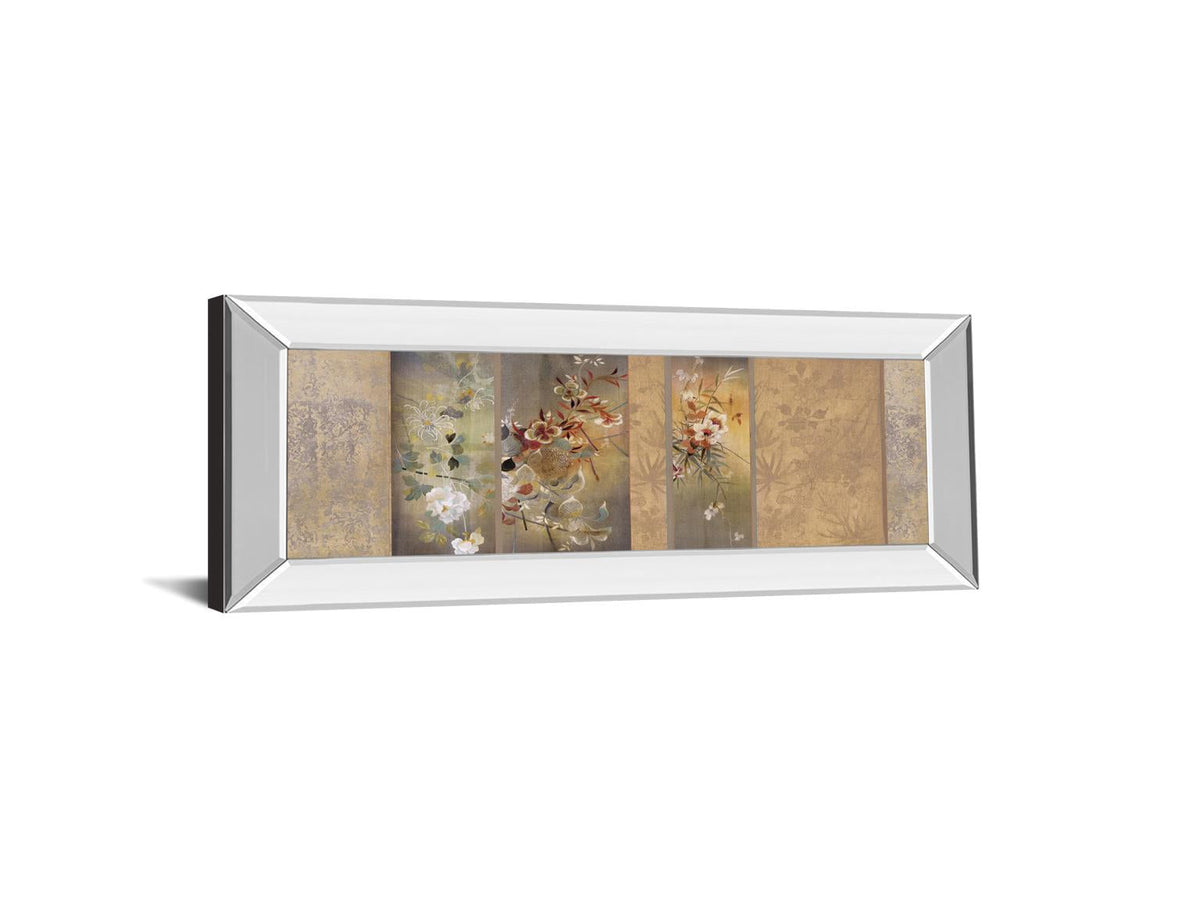 Tea Garden Ii By Douglas 18X42 Mirror Frame Print