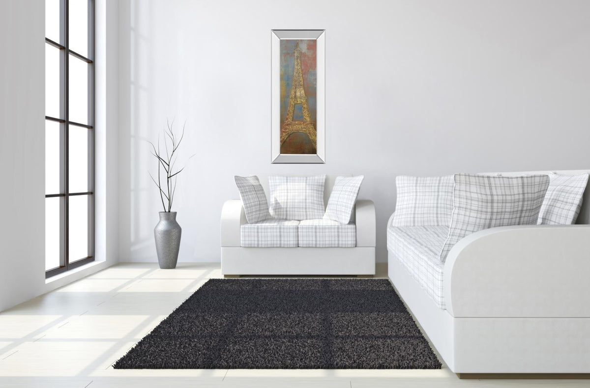 Eiffel By Longo 18X42 Mirror Frame Print