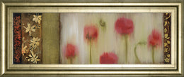 Rain Flower Ii By Dysart 18X42 Framed Print