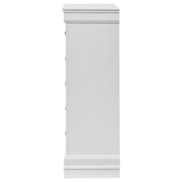 Louis Philippe 5-drawer Bedroom Chest Cappuccino
