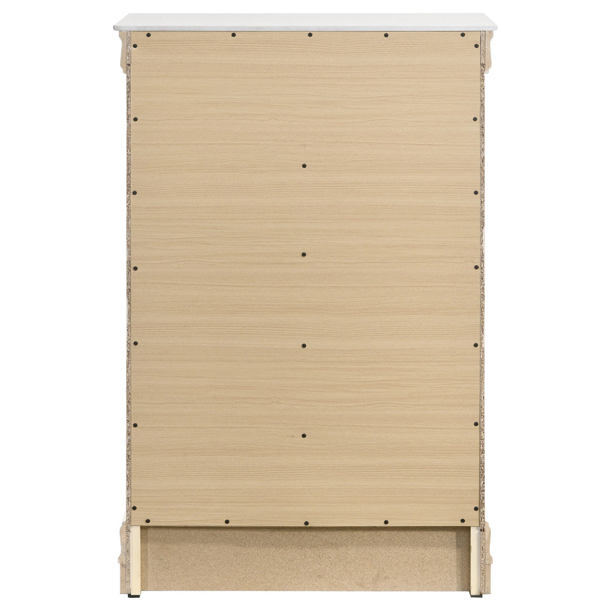 Louis Philippe 5-drawer Bedroom Chest Cappuccino