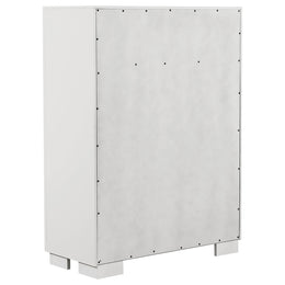 Jessica 5-drawer Bedroom Chest Cappuccino