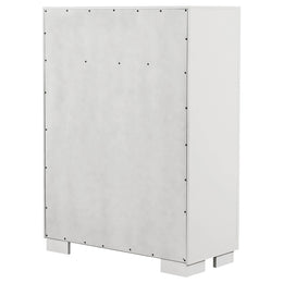 Jessica 5-drawer Bedroom Chest Cappuccino