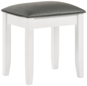 Felicity 9-drawer Vanity Table Lighted Mirror Glossy White
