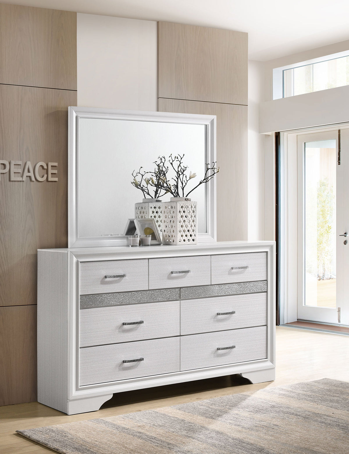 Miranda 7-drawer Dresser Black