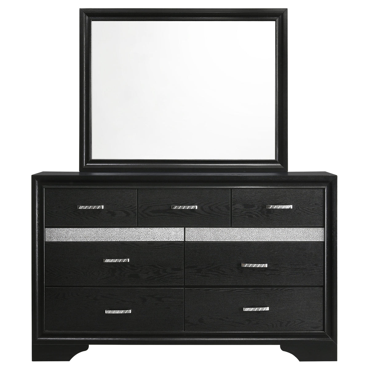 Miranda 7-drawer Dresser Black