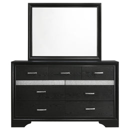 Miranda 7-drawer Dresser Black