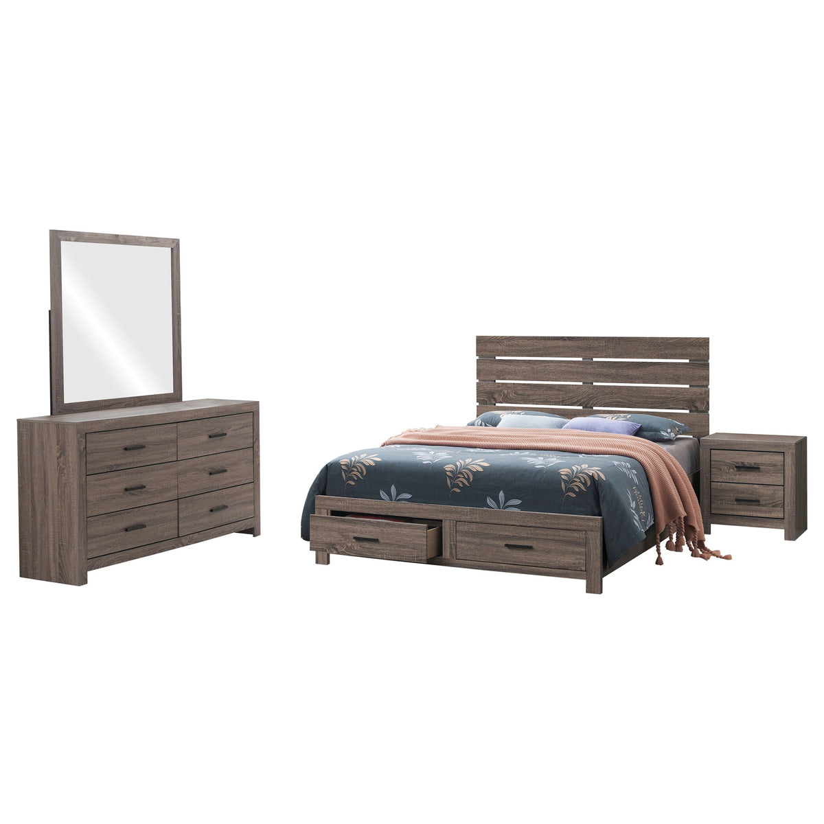 Brantford   Bedroom Set Barrel Oak