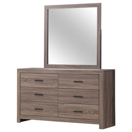 Brantford 6-drawer Dresser Barrel Oak
