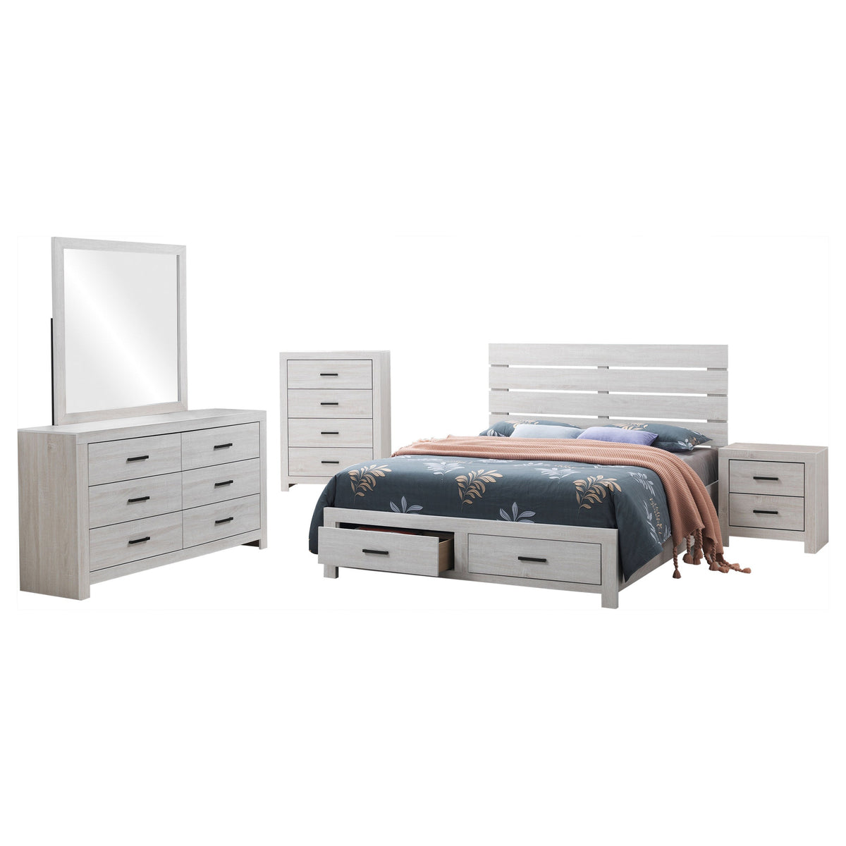 Brantford   Bedroom Set Barrel Oak