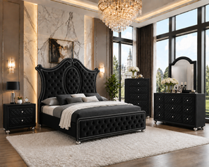 Cameo Bedroom Set - Black