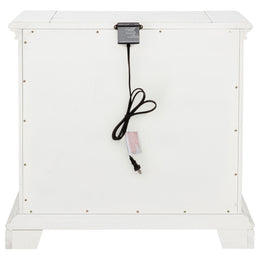 McKinney 2-drawer Nightstand with Dual USB Vintage White