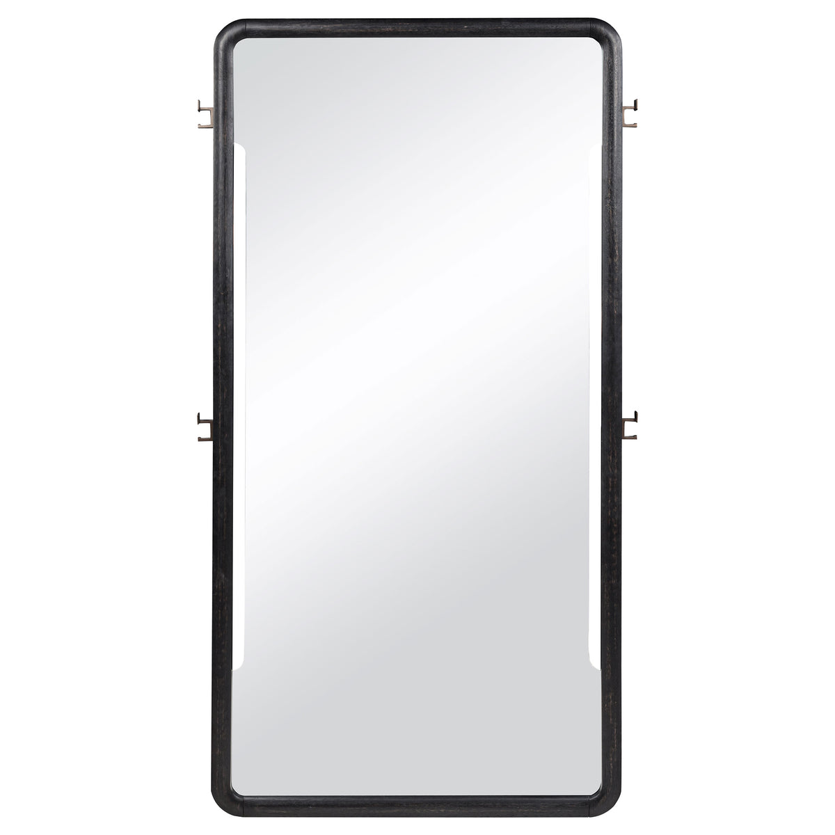 Leandro 76-inch Full Length Floor Mirror Burnished Black
