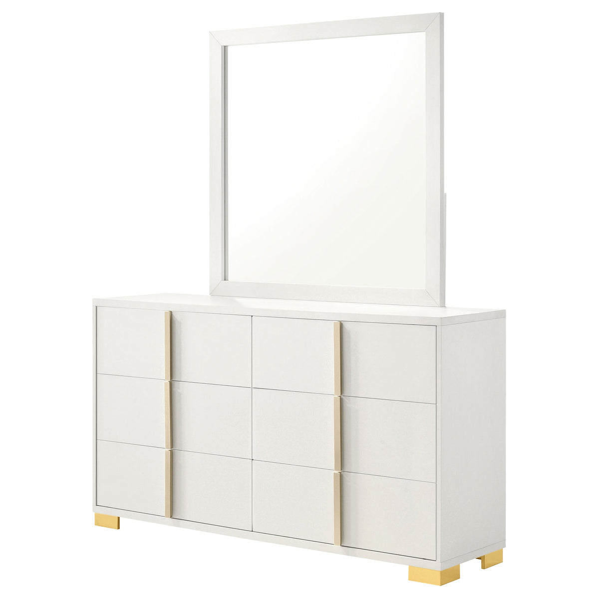Marceline 6-drawer Dresser Black