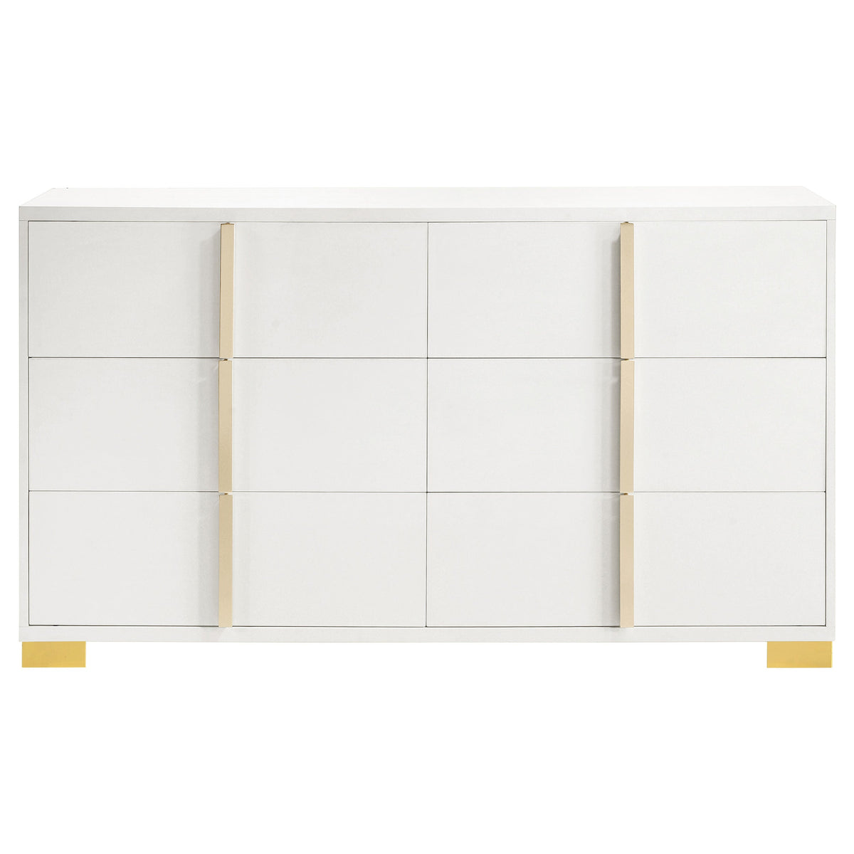 Marceline 6-drawer Dresser Black