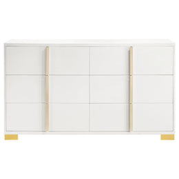 Marceline 6-drawer Dresser Black