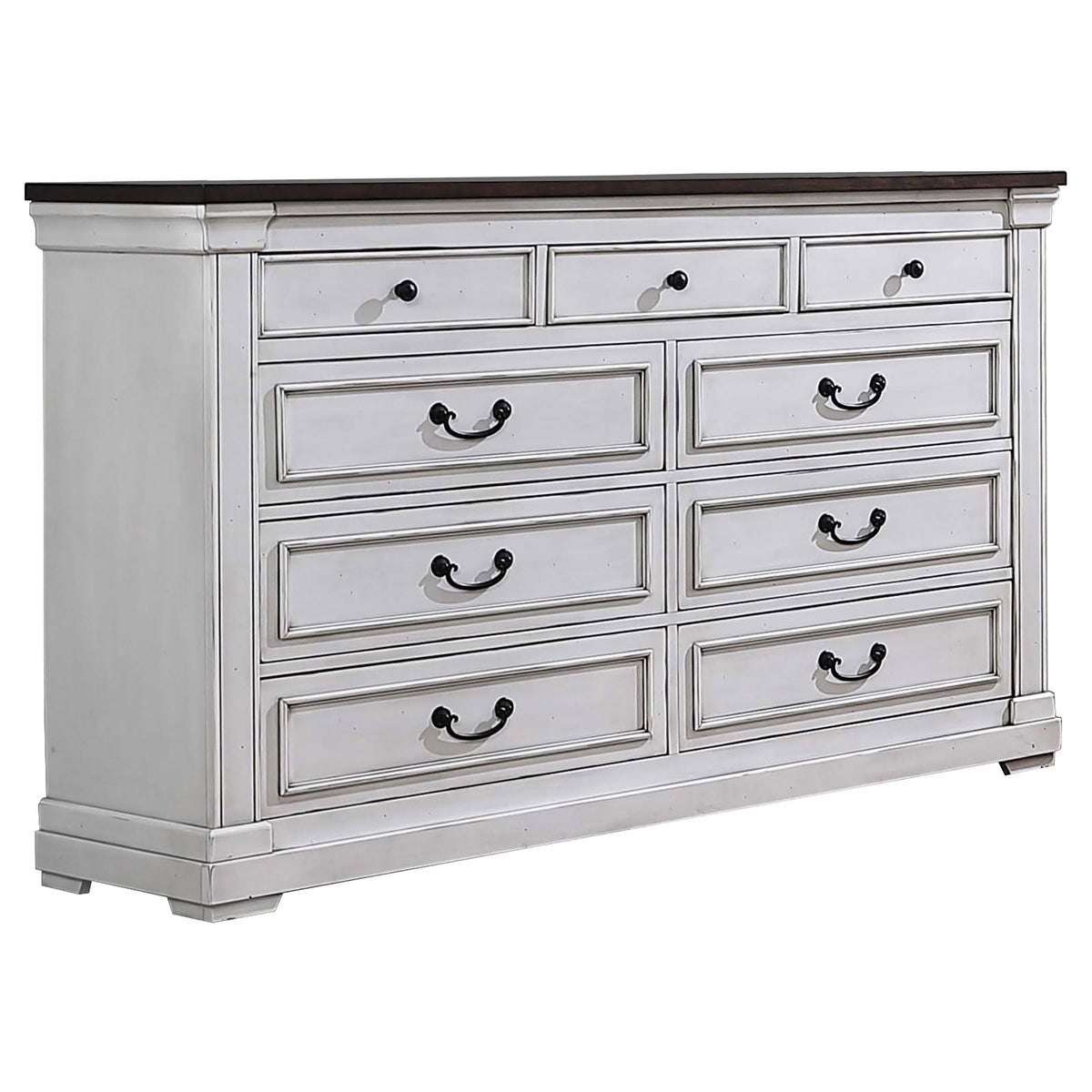 Hillcrest   Bedroom Set Distressed White