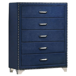 Melody 5-drawer Bedroom Chest Grey
