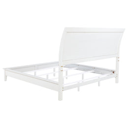 Bexhill 56-inch Upholstered California King Panel Bed White