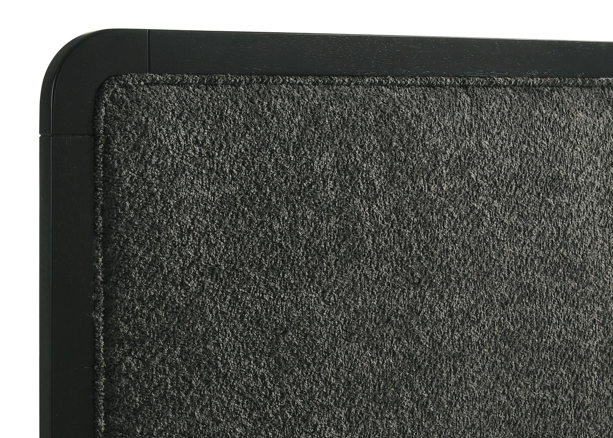 Cavelle 51-inch Upholstered  Bed Black