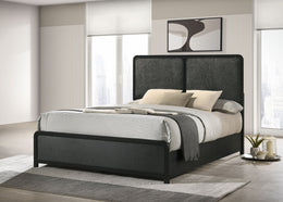Cavelle 51-inch Upholstered  Bed Black
