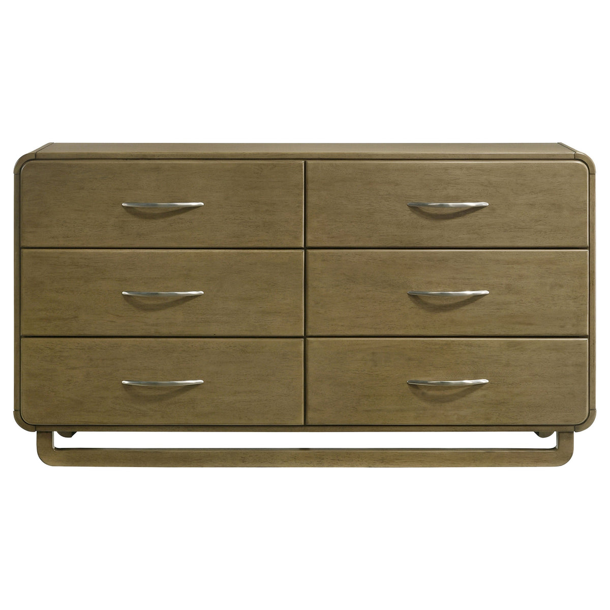 Amsbury 6-drawer Dresser and Mirror Nutmeg