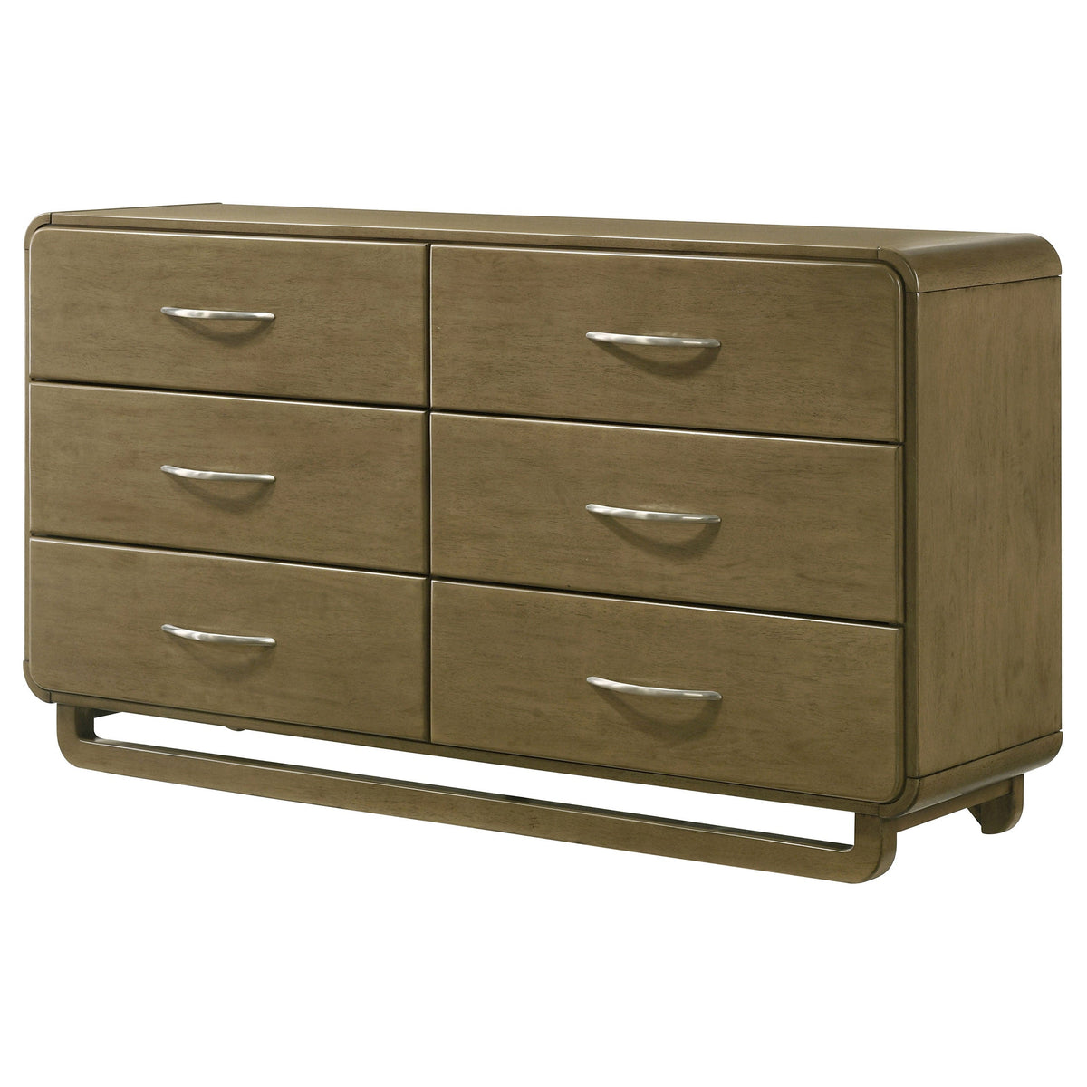 Amsbury 6-drawer Dresser and Mirror Nutmeg