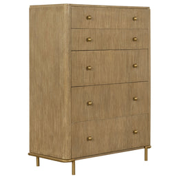 Arini 5-drawer Bedroom Chest Black